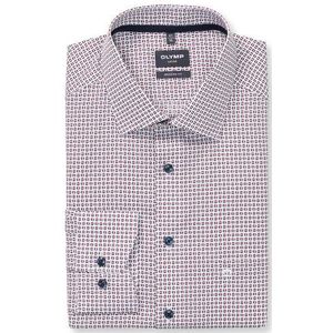 OLYMP Luxor Overhemd, modern fit, New Kent, Chianti