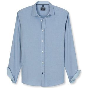 OLYMP Casual Overhemd, regular fit, Kent, Bleu