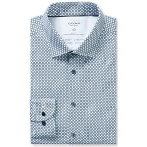 OLYMP Level Five 24/Seven Overhemd, body fit, New York Kent, Bleu