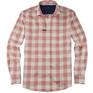 OLYMP Casual Overhemd, regular fit, Kent, Rood