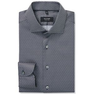 OLYMP SIGNATURE Overhemd, tailored fit, SIGNATURE Kent, Nachtblauw