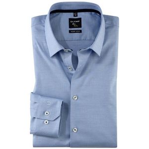 OLYMP No. Six Overhemd, super slim, Urban Kent, Bleu