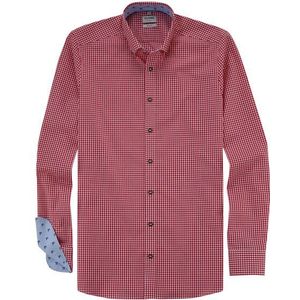 OLYMP Level Five Overhemd, body fit, Button-down, Rood