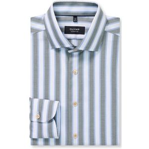 OLYMP SIGNATURE Overhemd, tailored fit, SIGNATURE Kent, Grijsgroen