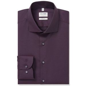 OLYMP Level Five Overhemd, body fit, Royal Kent, Aubergine