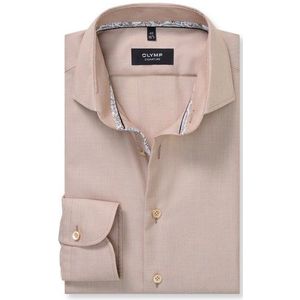 OLYMP SIGNATURE Overhemd, tailored fit, SIGNATURE Kent, Nougat