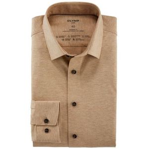 OLYMP Luxor 24/Seven Overhemd, modern fit, New Kent, Natuur