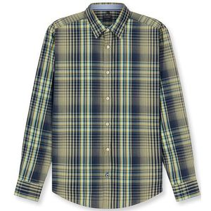 OLYMP Casual Overhemd, regular fit, Kent, Olijfgroen