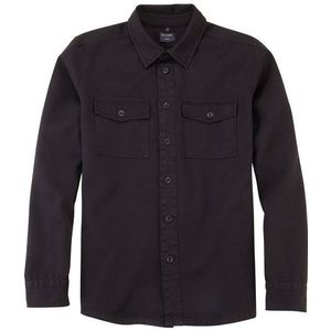 OLYMP Casual Overhemd, Overshirt, Zwart