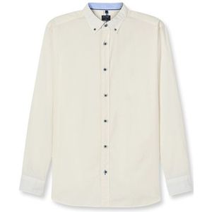 OLYMP Casual Overhemd, regular fit, Button-down, Wit