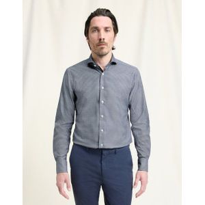 OLYMP SIGNATURE Overhemd, tailored fit, SIGNATURE Cutaway, Nachtblauw