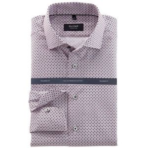 OLYMP SIGNATURE Overhemd, tailored fit, SIGNATURE Kent, Roze