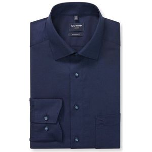 OLYMP Luxor Overhemd, modern fit, New Kent, Marineblauw