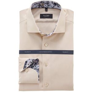 OLYMP SIGNATURE Overhemd, tailored fit, SIGNATURE Kent, Beige