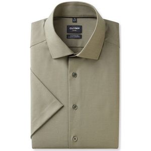 OLYMP Luxor 24/Seven Overhemd, modern fit, Global Kent, Grijsgroen