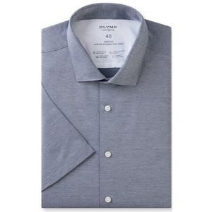 OLYMP Level Five 24/Seven Overhemd, body fit, Modern Kent, Marineblauw