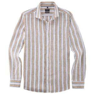 OLYMP Casual Overhemd, regular fit, Kent, Grijsgroen