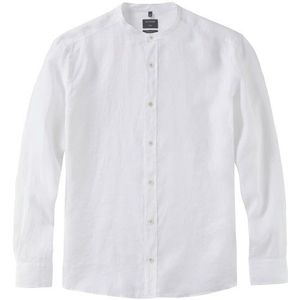 OLYMP Casual Overhemd, regular fit, Opstaande kraag, Wit