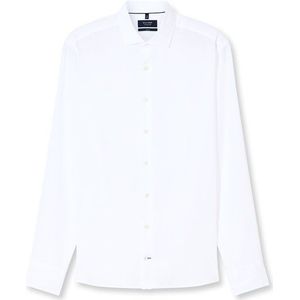 OLYMP SIGNATURE Casual Overhemd, tailored fit, Kent, Wit