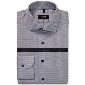OLYMP SIGNATURE Overhemd, tailored fit, SIGNATURE Kent, Zilvergrijs