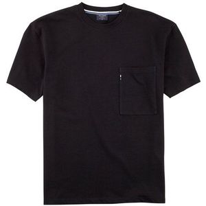 OLYMP Casual modern fit T-shirt - zwart