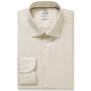 OLYMP Level Five Overhemd, body fit, New York Kent, Beige