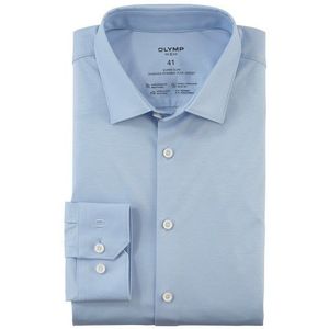 OLYMP No. Six 24/Seven Overhemd, super slim, Urban Kent, Lichtblauw
