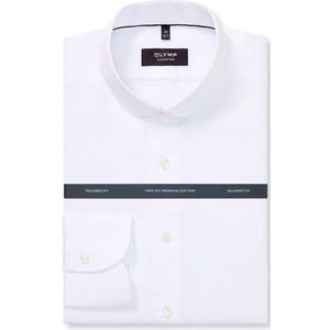 OLYMP SIGNATURE Overhemd, tailored fit, SIGNATURE Kent, Wit