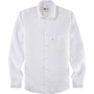 Boris Herrmann X OLYMP Overhemd, regular fit, Kent, Wit