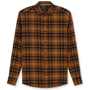 OLYMP Casual Overhemd, regular fit, Kent, Nougat
