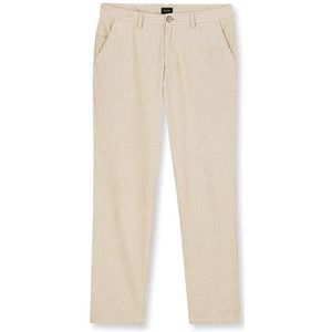 OLYMP Chino, tapered fit, Gebroken Wit