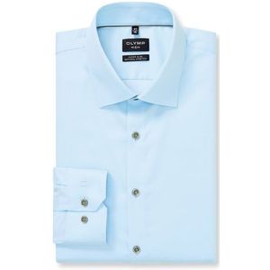 OLYMP No. Six Overhemd, super slim, New York Kent, Bleu