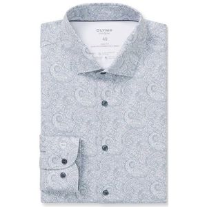 OLYMP Level Five 24/Seven Overhemd, body fit, Modern Kent, Marineblauw