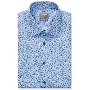 OLYMP Luxor Overhemd, comfort fit, New Kent, Bleu