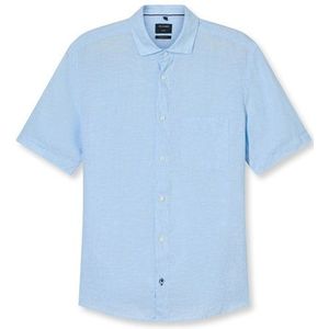 OLYMP Casual Overhemd, regular fit, Kent, Lichtblauw