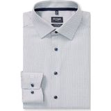 OLYMP Luxor 24/Seven Overhemd, modern fit, New Kent, Grijsgroen