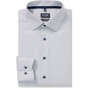 OLYMP Luxor 24/Seven Overhemd, modern fit, New Kent, Grijsgroen