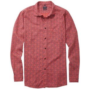 OLYMP Casual Overhemd, regular fit, Kent, Rood