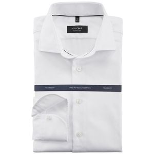 OLYMP SIGNATURE Overhemd, tailored fit, SIGNATURE Kent, Wit