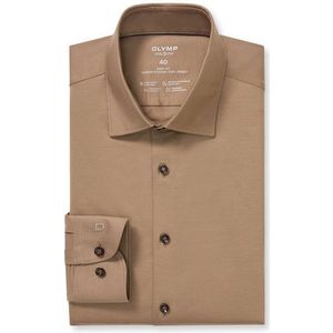 OLYMP Level Five 24/Seven Overhemd, body fit, Kent, Taupe