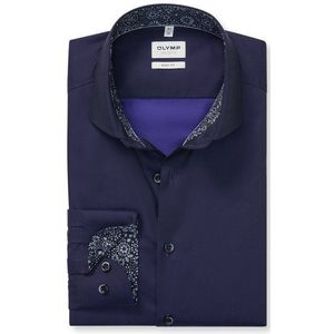 OLYMP Level Five Overhemd, body fit, Royal Kent, Vioolkleurig