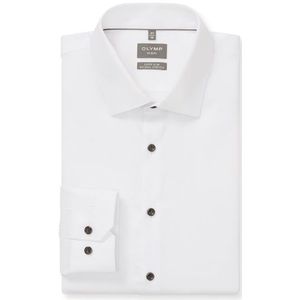 OLYMP No. Six Overhemd, super slim, New York Kent, Wit