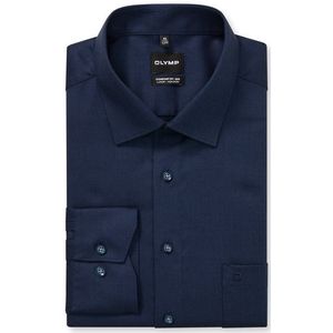 OLYMP - Overhemd - Marine - Lange Mouwen - Big & Tall