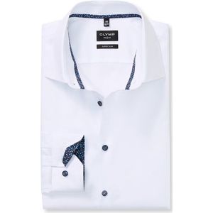 OLYMP No. Six Overhemd, super slim, New York Kent, Wit