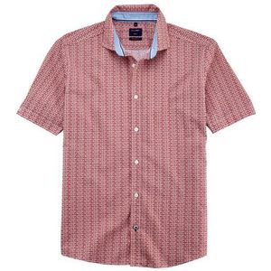 OLYMP Casual Overhemd, regular fit, Kent, Rood