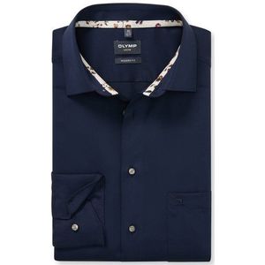 OLYMP Luxor Overhemd, modern fit, New Kent, Marineblauw