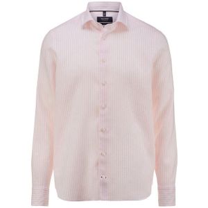 OLYMP SIGNATURE Casual Overhemd, tailored fit, Kent, Roze