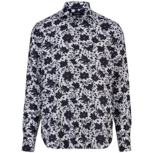 OLYMP SIGNATURE Casual Overhemd, tailored fit, Kent, Wit