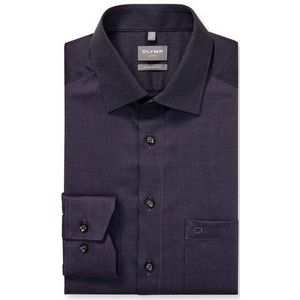 OLYMP Luxor Overhemd, comfort fit, New Kent, Vioolkleurig