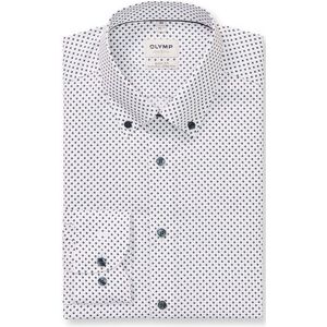 OLYMP Level Five Overhemd, body fit, Button-down, Wit